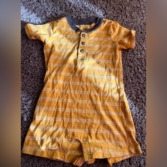 Carter's Other - Yellow striped romper